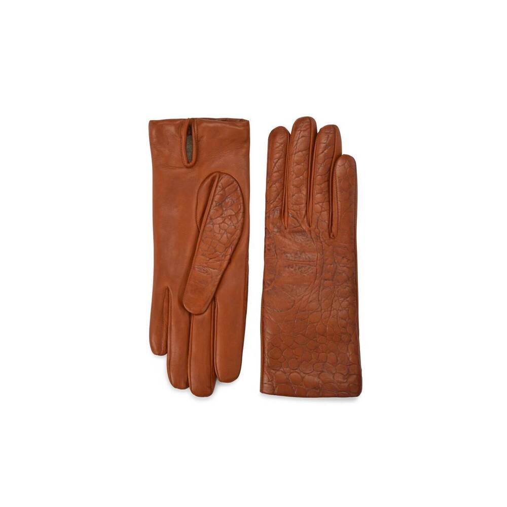 NEW CAROLINA AMATO women's corbino corto glove in natural